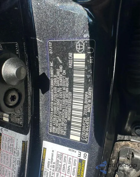 2018 Toyota C-Hr Xle Premium z USA, uszkodzony, nr VIN NMTKHMBX9JR025589